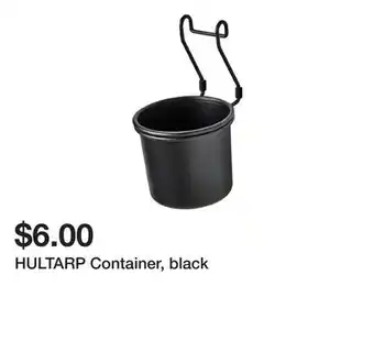 Ikea HULTARP Container, black offer