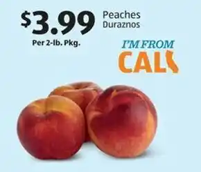 Aldi Peaches duraznos offer