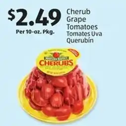 Aldi Cherub grape tomatoes tomates uva querubín offer