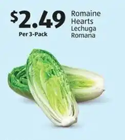 Aldi Romaine hearts lechuga romana offer