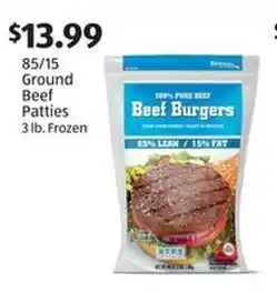 Aldi Ground beef patties offer
