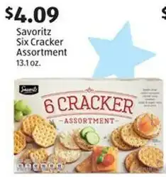 Aldi Savoritz six cracker assortment offer