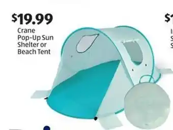 Aldi Crane pop-up sun shelter or beach tent offer