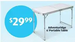 Aldi Adventuridge portable table offer