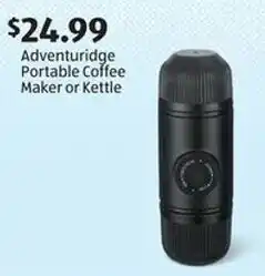 Aldi Adventuridge portable coffee maker or kettle offer