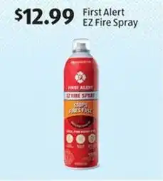 Aldi First alert ez fire spray offer