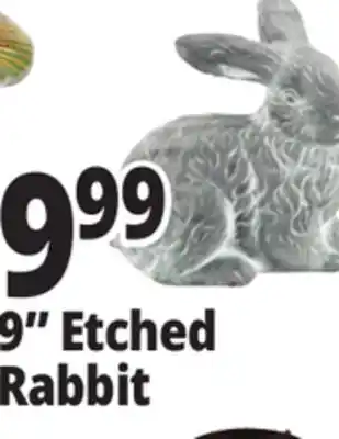 Ocean State Job Lot Stone Rabbit Statue offer