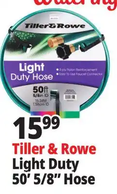 Ocean State Job Lot Tiller & Rowe 5/8 Light-Duty Hose 50' offer