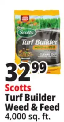 Ocean State Job Lot Scotts Turf Builder Weed & Feed 4 000 sq ft offer