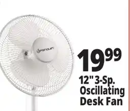 Ocean State Job Lot Penguin Oscillating Desk Fan 12 offer