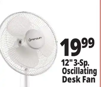 Ocean State Job Lot Penguin Oscillating Desk Fan 12 offer