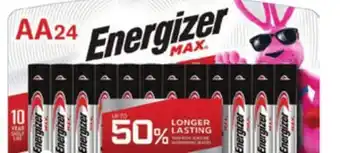 Ocean State Job Lot Energizer Max + Alkaline AA Batteries 16 Count offer