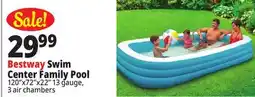 Ocean State Job Lot Bestway H2OGO! Family Swim Center Inflatable Pool 10' offer