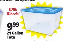 Ocean State Job Lot Gracious Living Stackable Storage Tote with Wheels 80 L offer