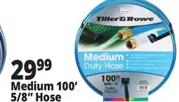 Ocean State Job Lot Tiller & Rowe 5/8 Medium-Duty Hose 100' offer
