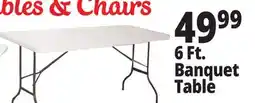 Ocean State Job Lot Enduro 6' Folding Banquet Table offer