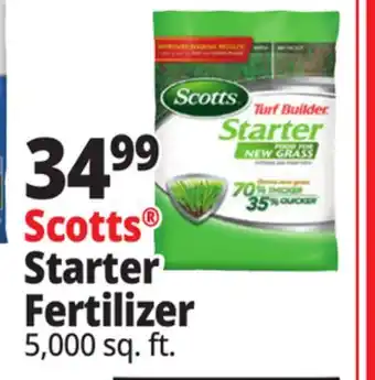 Ocean State Job Lot Scotts Turf Builder Starter Food for New Grass 5 000 sq ft offer