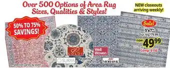Ocean State Job Lot Area Rugs offer