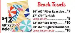 Ocean State Job Lot Beach Towels offer