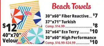 Ocean State Job Lot Beach Towels offer