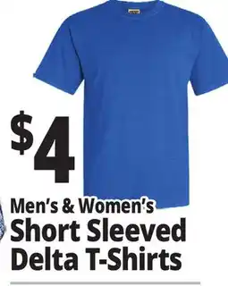 Ocean State Job Lot Men's & Women's Short Sleeved Delta T-Shirts offer