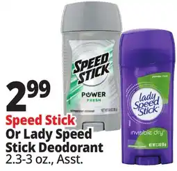 Ocean State Job Lot Lady Speed Stick Powder Fresh Invisible Dry Antiperspirant Deodorant 2.3 oz offer