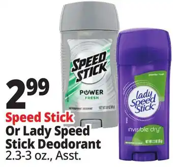 Ocean State Job Lot Lady Speed Stick Powder Fresh Invisible Dry Antiperspirant Deodorant 2.3 oz offer
