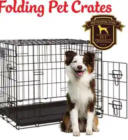 Ocean State Job Lot Huntington Pet Products Premium 3 Door Small Pet Crate 24 x 18 offer