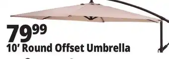 Ocean State Job Lot 10' Offset Patio Umbrella offer