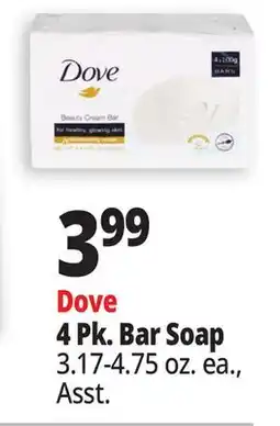 Ocean State Job Lot Dove 4 Pk. Bar Soap offer