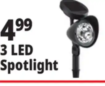 Ocean State Job Lot Outdoor Living Accents Solar LED Spotlight offer