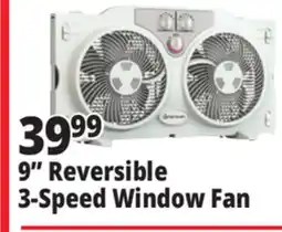 Ocean State Job Lot Penguin 9 Twin Window Fan offer