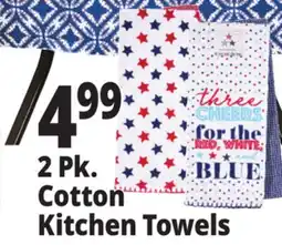 Ocean State Job Lot 2 Pk. Cotton Kitchen Towels offer