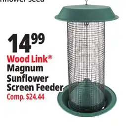Ocean State Job Lot Wood Link Magnum Sunflower Screen Feeder offer