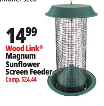 Ocean State Job Lot Wood Link Magnum Sunflower Screen Feeder offer