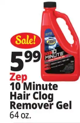 Ocean State Job Lot ZEP 10 Minute Drain Opener Gel 64 oz offer
