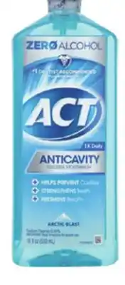 Ocean State Job Lot Act Mouthwash offer