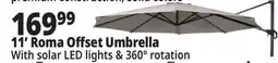 Ocean State Job Lot 9' Aluminum Market Umbrella with Tilt offer