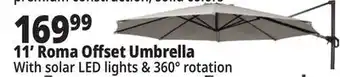Ocean State Job Lot 9' Aluminum Market Umbrella with Tilt offer