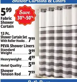 Ocean State Job Lot Shower Curtains offer