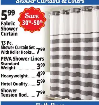 Ocean State Job Lot Shower Curtains offer