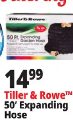 Ocean State Job Lot Tiller & Rowe 3/4 Expanding Garden Hose 100' offer