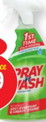 Ocean State Job Lot Spray 'n Wash Laundry Stain Remover 22 oz offer