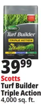 Ocean State Job Lot Scotts Turf Builder Triple Action Weed Control & Lawn Food 4 000 sq ft offer