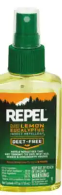 Ocean State Job Lot Repel Plant-Based Lemon Eucalyptus Insect Repellent 4 oz offer