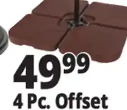 Ocean State Job Lot Offset Umbrella Base 4-Piece offer