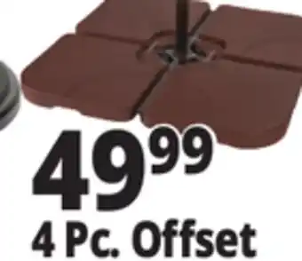 Ocean State Job Lot Offset Umbrella Base 4-Piece offer