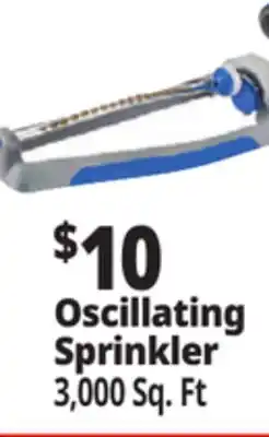 Ocean State Job Lot Tiller & Rowe Oscillating Sprinkler 3 000 sqft offer