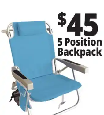 Ocean State Job Lot 5 Position Backpack offer