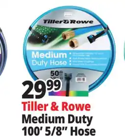 Ocean State Job Lot Tiller & Rowe Medium Duty 100' 5/8 Hose offer
